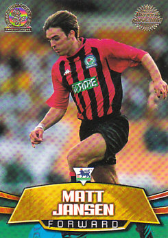 Matt Jansen Blackburn Rovers 2002 Topps Premier Gold #BR3